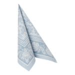 Product foto van Servetten arctisch blauw 40x40cm set van 50 Ornaments