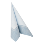 Product foto van Servetten arctisch blauw Linum set van 20