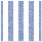 Product foto van Servetten blauw "Lines" 40x40cm set van 50 ROYAL Collection