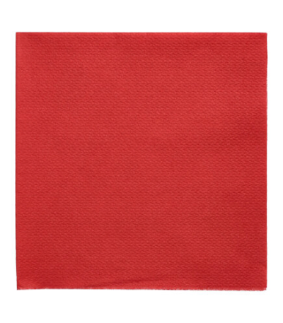 Product foto van Servetten bordeaux 1/4 vouw set van 100