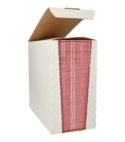 Product foto van Servetten bordeaux 1/6 vouw set van 100 Kitchen Craft