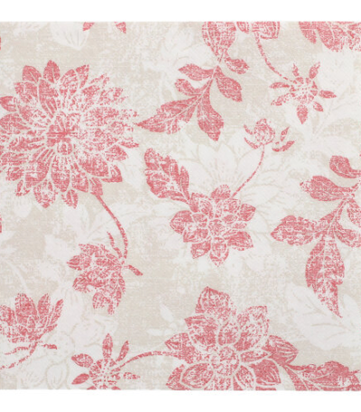 Product foto van Servetten bordeaux Flowers set van 50 ROYAL Collection