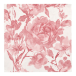 Product foto van Servetten bordeaux Rose set van 20 Royal Collection