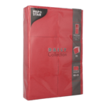 Product foto van Servetten bordeaux met bestekvouw set van 50 48x30cm Daily Collection