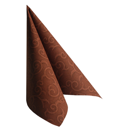 Product foto van Servetten bruin Casali ROYAL Collection set van 50