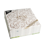 Product foto van Servetten bruin Damascato set van 50 ROYAL Collection
