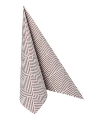 Product foto van Servetten bruin Elegance set van 50 ROYAL Collection