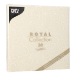 Product foto van Servetten champagne Casali Royal Collection 20 stuks