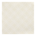 Product foto van Servetten champagne "Circle Flowers" set van 50 40x40cm ROYAL Collection