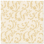 Product foto van Servetten champagne Damascato set van 50 40x40 cm
