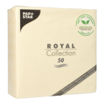 Product foto van Servetten champagne set van 50 ROYAL Collection