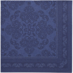 Product foto van Servetten donkerblauw Arabesque set van 50 Royal Collection