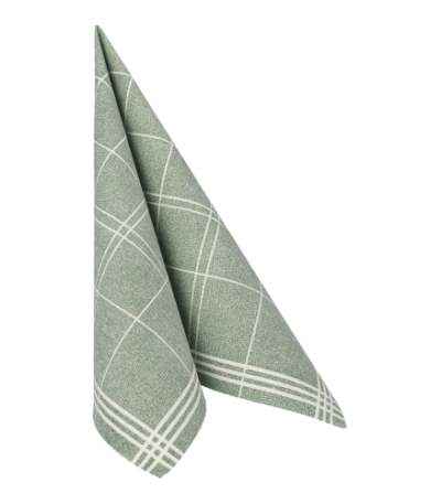 Product foto van Servetten donkergroen 40x40 cm set van 20 Kitchen Craft