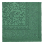 Product foto van Servetten donkergroen 40x40 cm set van 20 Royal Collection Ornaments