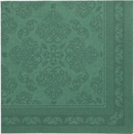 Product foto van Servetten donkergroen Arabesque ROYAL Collection set van 50