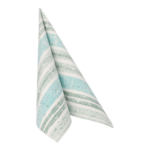 Product foto van Servetten donkergroen Stripes set van 50 Royal Collection