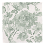 Product foto van Servetten donkergroen set van 50 ROYAL Collection Rose