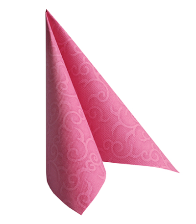 Product foto van Servetten fuchsia 40x40cm set van 50 Casali ROYAL Collection