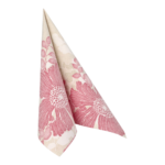 Product foto van Servetten fuchsia set van 50 40x40 cm Royal Collection Annabel