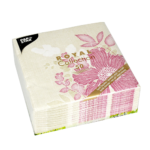 Product foto van Servetten fuchsia set van 50 40x40 cm Royal Collection Annabel