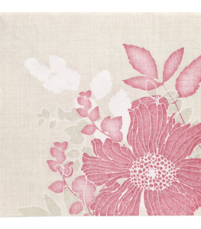 Product foto van Servetten fuchsia set van 50 40x40 cm Royal Collection Annabel