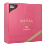 Product foto van Servetten fuchsia set van 50 ROYAL Collection