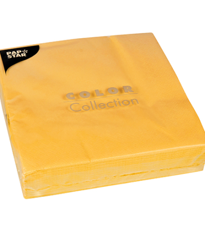 Product foto van Servetten geel 2-laags set van 50