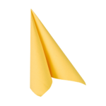 Product foto van Servetten geel 25x25 cm set van 20 Royal Collection