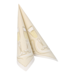 Product foto van Servetten goud 40x40cm "Festive Moments" set van 50