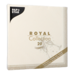 Product foto van Servetten goud "Festivities" 40x40cm set van 20