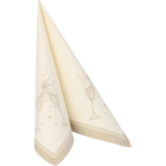 Product foto van Servetten goud "Festivities" set van 50 ROYAL Collection