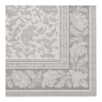 Product foto van Servetten grijs 40x40 cm set van 50 Ornaments