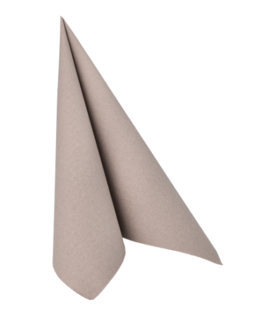 Product foto van Servetten grijs 40x40 cm set van 50 ROYAL Collection