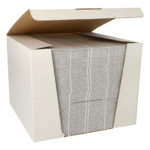 Product foto van Servetten grijs 40x40cm 1/4 vouw set van 100 Kitchen Craft