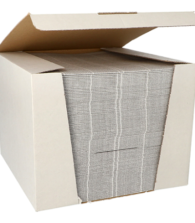 Product foto van Servetten grijs 40x40cm 1/4 vouw set van 100 Kitchen Craft