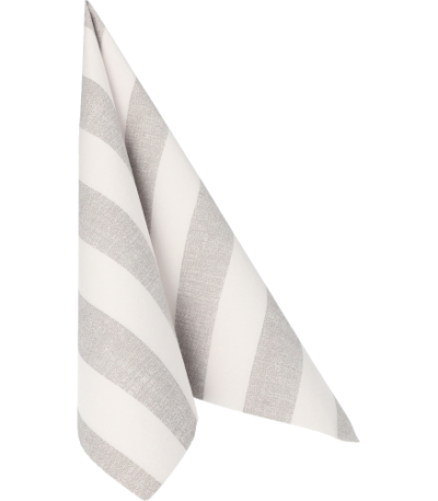 Product foto van Servetten grijs 40x40cm set van 50 Royal Lines