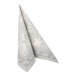 Product foto van Servetten grijs Arabesque set van 50 ROYAL Collection