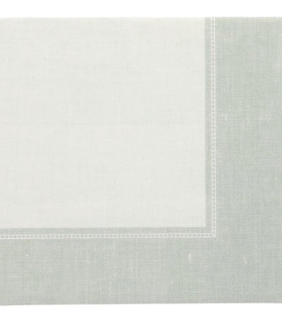 Product foto van Servetten jade groen set van 20 40x40 cm Royal Collection Linum