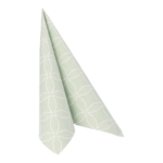 Product foto van Servetten jade groen set van 20 Royal Collection 40x40cm