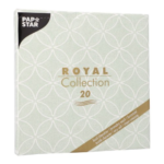 Product foto van Servetten jade groen set van 20 Royal Collection 40x40cm