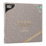 Product foto van Servetten karton grijs set van 20 Casali Royal Collection
