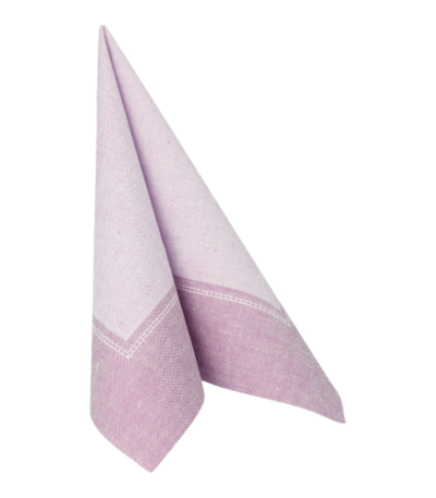 Product foto van Servetten lila "Linum" set van 20 Royal Collection