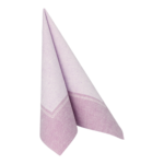 Product foto van Servetten lila set van 50 40x40cm Royal Collection Linum