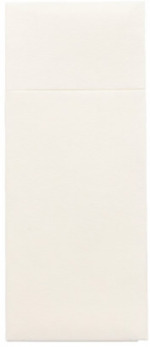 Product foto van Servetten met bestekzakjes airlaid wit set van 480