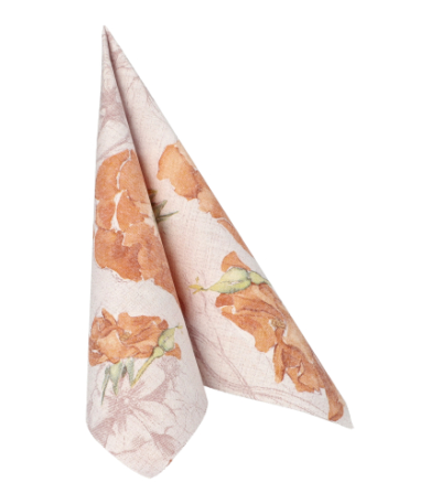 Product foto van Servetten nectarine Blossom set van 50 Royal Collection