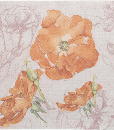 Product foto van Servetten nectarine Blossom set van 50 Royal Collection