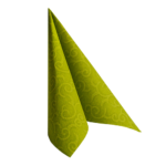 Product foto van Servetten olijfgroen Casali Royal Collection 50 stuks