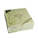 Product foto van Servetten olijfgroen Damascato set van 50 ROYAL Collection