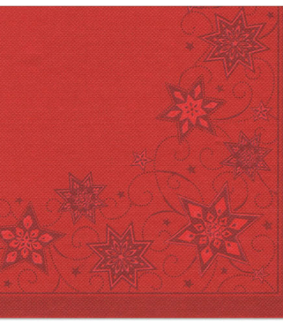 Product foto van Servetten rood Just Stars set van 20