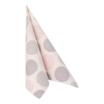 Product foto van Servetten roze Rococo set van 50 40x40cm